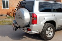 Nissan Patrol Y61 1997-2011 Rear Bar AK005-3 (Stainless Steel) photo 2