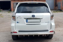 Toyota Rav 4 2006-2013 Rear protection bar AK005-15 (EV only, 2 pcs., stainless steel) photo 4