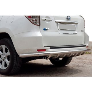 Rear protection bar AK005-15 (EV only, 2 pcs., stainless steel) Toyota Rav 4 2006-2013 photo 1