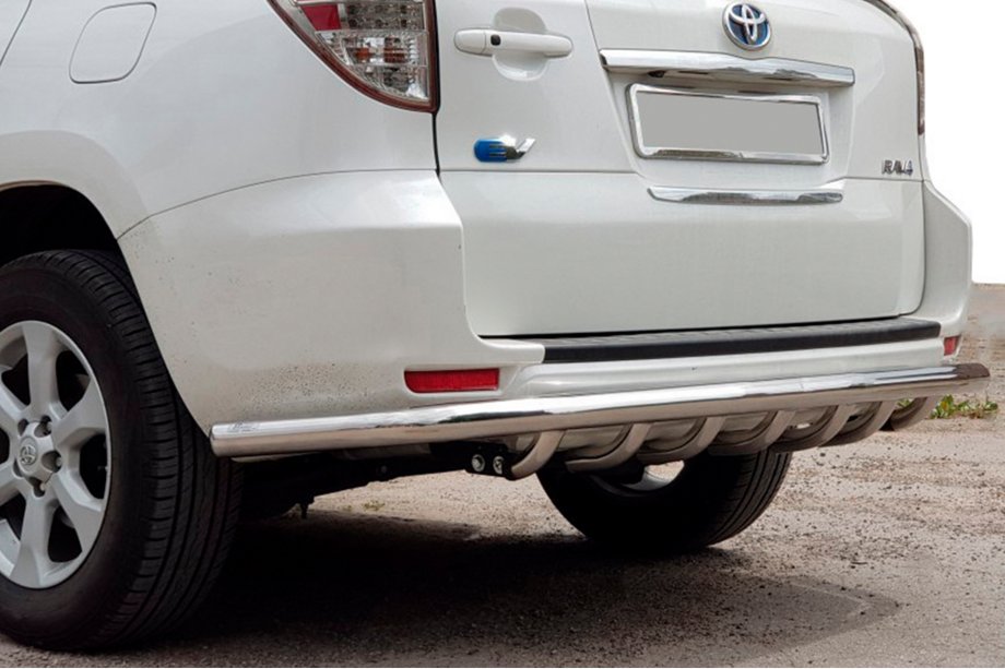 Toyota Rav 4 2006-2013 Rear protection bar AK005-15 (EV only, 2 pcs., stainless steel) Image