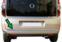 Opel Combo 2012-2018 Trunk Lid Edge Trim Stainless Steel photo 4