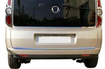 Opel Combo 2012-2018 Trunk Lid Edge Trim Stainless Steel photo 5