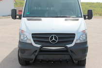 Mercedes Sprinter W906 2006–2018 Bull Bar WT003 (black) photo 2
