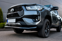 Toyota Hilux 2015- Front bumper guard Texas for 2020+ (76mm, black) photo 5