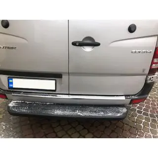 Rear bumper protector (Carmos V1, stainless steel) photo 3