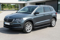 Skoda Karoq 2018- Side Steps Bosphorus Black (2 pcs, Aluminum) photo 1
