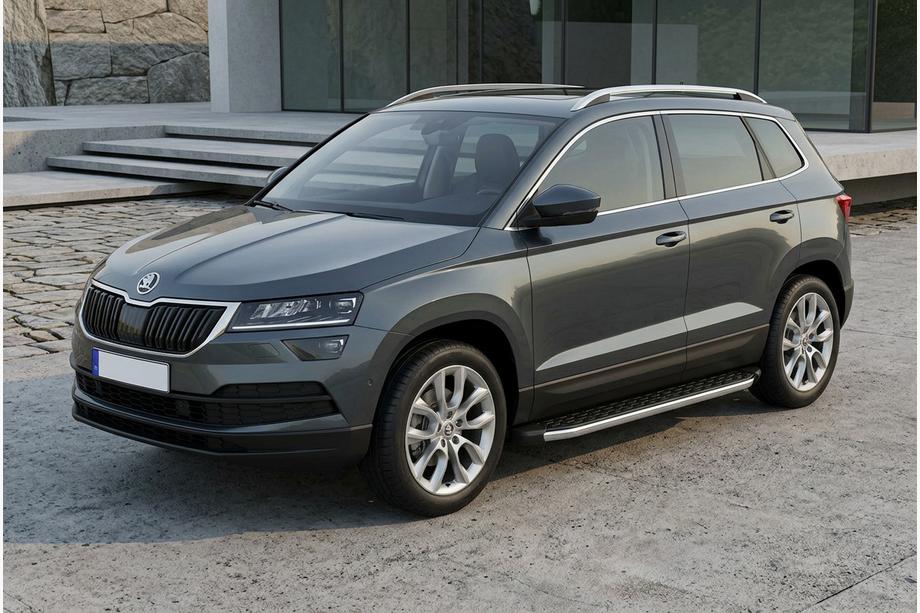 Skoda Karoq 2018- Side Steps BlackLine (2 pcs, Aluminum) Photo 1