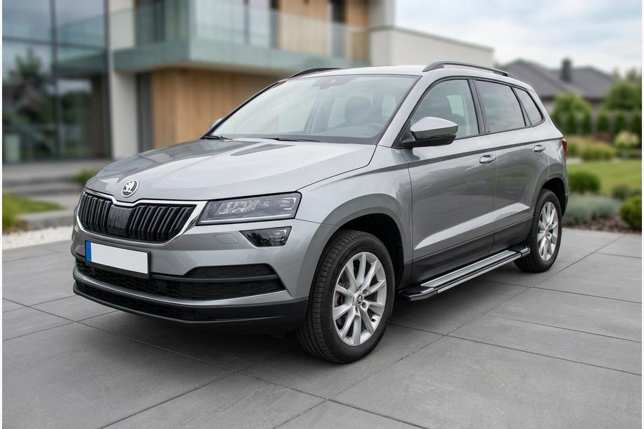 Skoda Karoq 2018- Side Steps Rainbow (2 pcs, Aluminum) Image