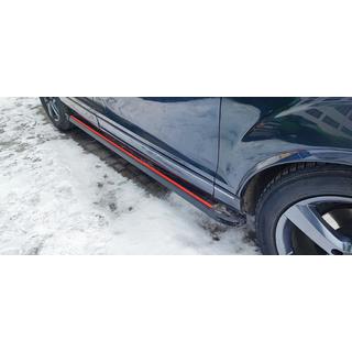 Side Steps Maya Red (2 pcs, Aluminum) Audi Q7 2005-2015 photo 1