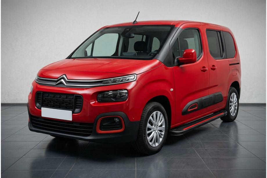 Citroen Berlingo/Multispace 2018- Side Steps Maya Red (2 pcs, Aluminum) Image