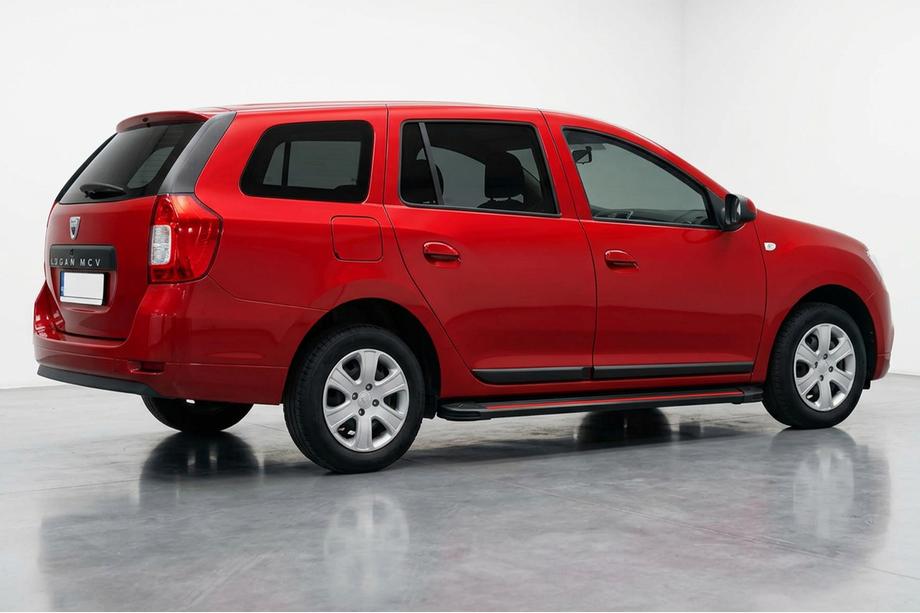 Dacia Logan MCV 2013-2020 Side Steps Maya Red (2 pcs, Aluminum) Image