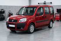 Fiat Doblo I 2005-2010 Side Steps Maya Red (2 pcs, Aluminum) Standard Base photo 1