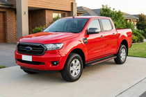 Ford Ranger 2011–2022 Side Steps Maya Red (2 pcs, Aluminum) photo 1