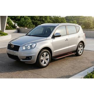 Side Steps Maya Red (2 pcs, Aluminum) Geely Emgrand X7 2011- photo 1