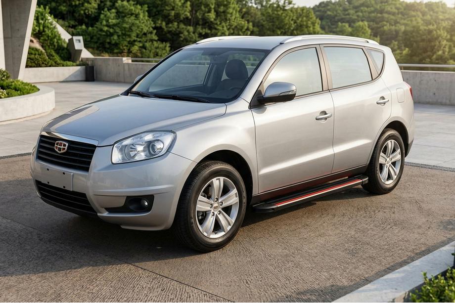 Geely Emgrand X7 2011- Side Steps Maya Red (2 pcs, Aluminum) Image