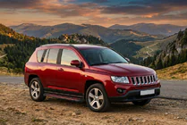 Jeep Compass 2006-2016 Side Steps Maya Red (2 pcs, Aluminum) photo 1