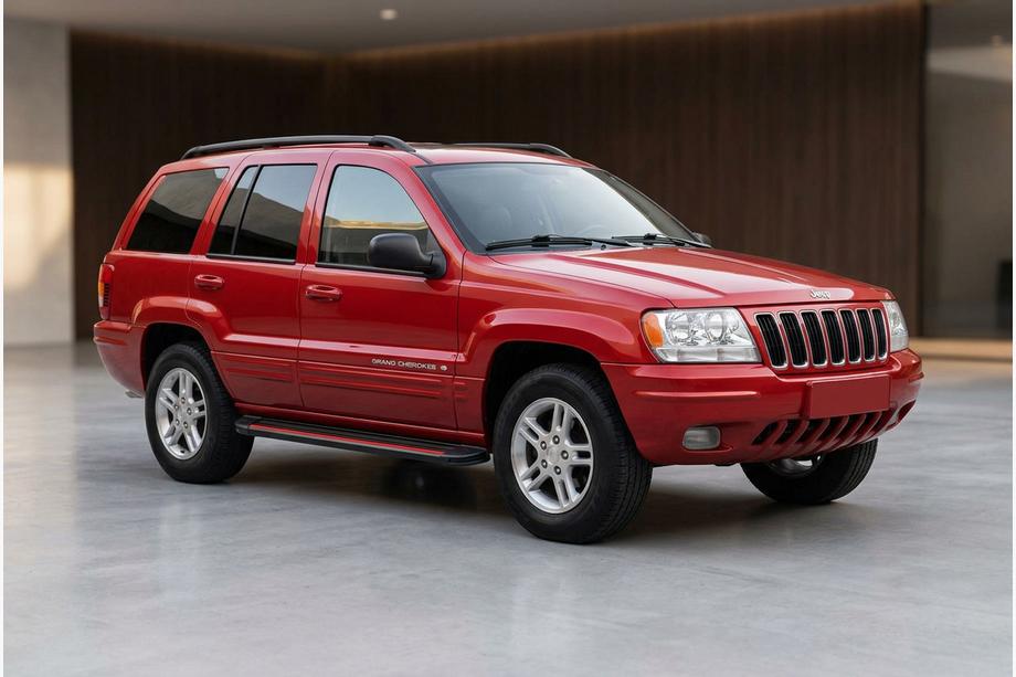 Jeep Grand Cherokee WJ 1999-2004 Side Steps Maya Red (2 pcs, Aluminum) Image