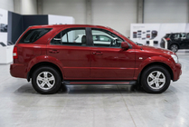 Kia Sorento I BL 2002-2009 Side Steps Maya Red (2 pcs, Aluminum) photo 1