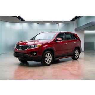 Side Steps Maya Red (2 pcs, Aluminum) Kia Sorento II XM 2009-2014 photo 1