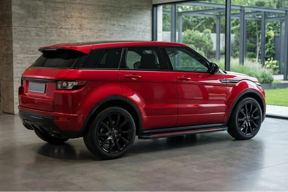 Range Rover Evoque 2012-2018 Side Steps Maya Red (2 pcs, Aluminum) Image