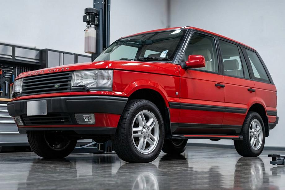 Range Rover II P38A 1997-2002 Side Steps Maya Red (2 pcs, Aluminum) Image