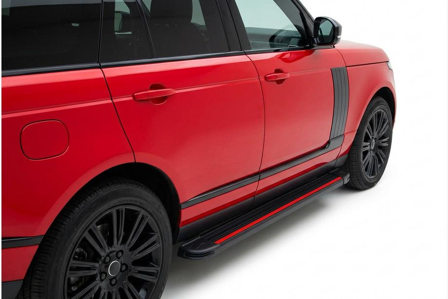 Range Rover IV L405 2013-2021 Side Steps Maya Red (2 pcs, Aluminum) Image