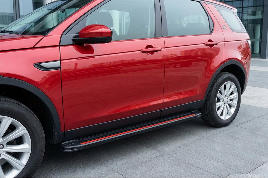Land Rover Discovery Sport 2014- Side Steps Maya Red (2 pcs, Aluminum) 2019+ Image