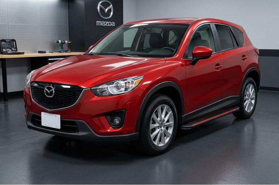 Mazda CX-5 2012-2017 Side Steps Maya Red (2 pcs, Aluminum) Image