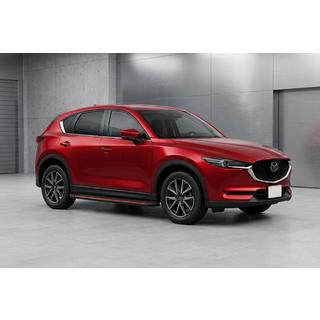 Side Steps Maya Red (2 pcs, Aluminum) Mazda CX-5 2017–2025 photo 1