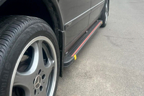 Mercedes Vito W638 1996-2003 Side Steps Maya Red (2 pcs, Aluminum) photo 2