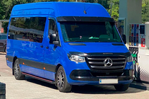Mercedes Sprinter W907/W910 2018- Side Steps Maya Red (2 pcs, Aluminum) photo 2
