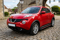 Nissan Juke 2010-2019 Side Steps Maya Red (2 pcs, Aluminum) photo 1