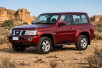 Nissan Patrol Y61 1997-2011 Side Steps Maya Red (2 pcs, Aluminum) photo 1