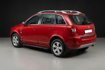 Opel Antara 2006-2017 Side Steps Maya Red (2 pcs, Aluminum) photo 1