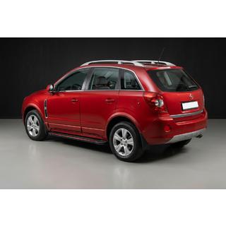 Side Steps Maya Red (2 pcs, Aluminum) Opel Antara 2006-2017 photo 1