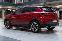 Opel Grandland X 2017- Side Steps Maya Red (2 pcs, Aluminum) photo 1