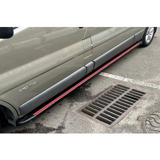 Side Steps Maya Red-Black (2 pcs, Aluminum) Opel Vivaro 2001–2015 photo 2
