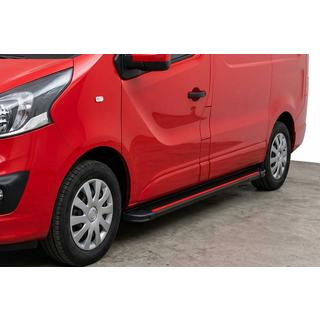 Side Steps Maya Red (2 pcs, Aluminum) Opel Vivaro 2015-2019 photo 1