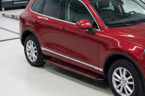 Porsche Cayenne 2003–2010 Side Steps Maya Red (2 pcs, Aluminum) photo 1