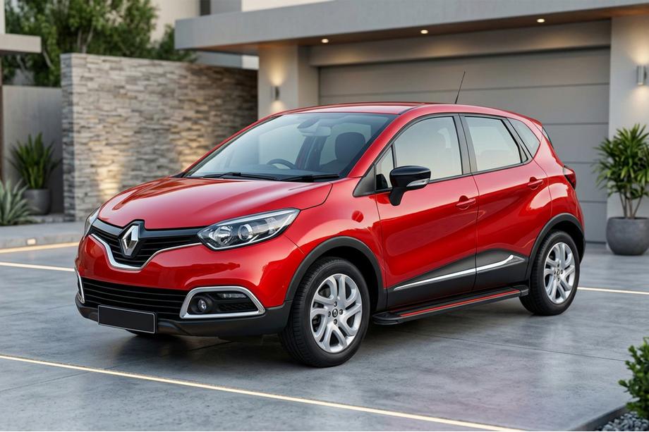 Renault Captur 2013-2019 Side Steps Maya Red (2 pcs, Aluminum) Image