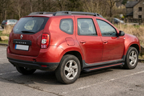 Renault Duster 2008–2017 Side Steps Maya Red (2 pcs, Aluminum) photo 1