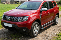 Renault Duster 2018-2024 Side Steps Maya Red (2 pcs, Aluminum) photo 1