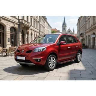 Side Steps Maya Red (2 pcs, Aluminum) Renault Koleos 2008-2016 photo 1