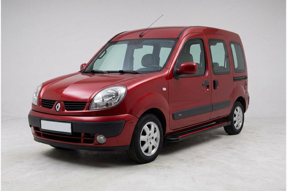 Renault Kangoo 1998-2008 Side Steps Maya Red (2 pcs, Aluminum) Image