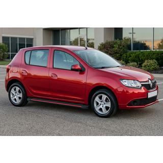 Side Steps Maya Red (2 pcs, Aluminum) Renault Sandero 2013-2022 photo 1