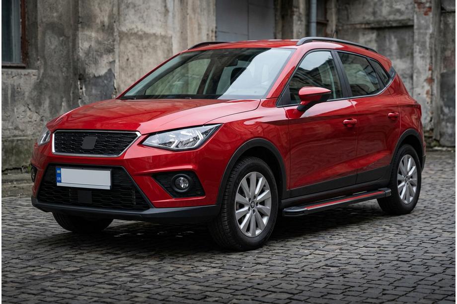 Seat Arona 2017- Side Steps Maya Red (2 pcs, Aluminum) Image