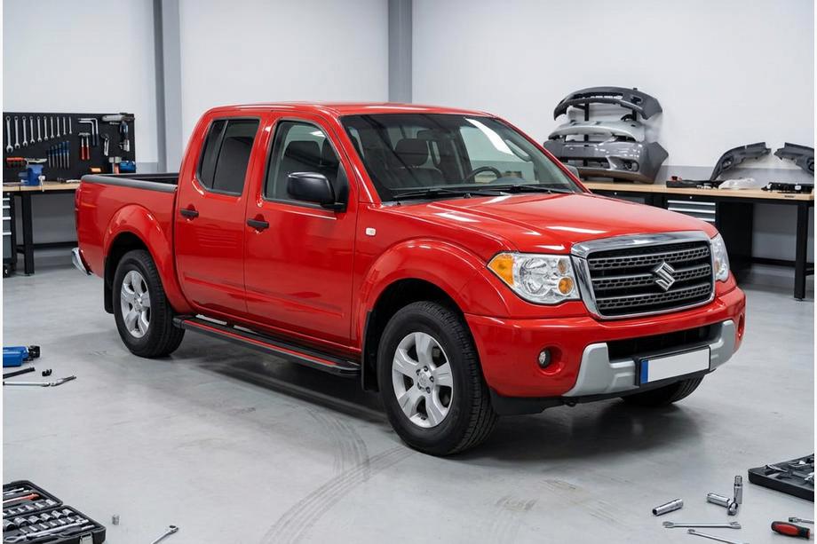 Suzuki Equator 2009- Side Steps Maya Red (2 pcs, Aluminum) Image