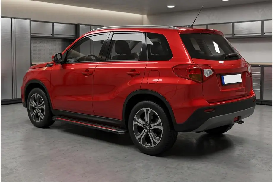 Suzuki Vitara 2015- Side Steps Maya Red (2 pcs, Aluminum) Image