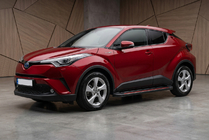 Toyota C-HR 2016-2023 Side Steps Maya Red (2 pcs, Aluminum) photo 1