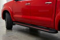 Toyota Hilux 2006-2015 Side Steps Maya Red (2 pcs, Aluminum) photo 1